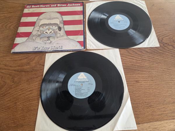 Gil Scott-Heron And Brian Jackson – It's Your World 1976 Arista – AL 5001 Doppel LP US Pressung VG-/VG